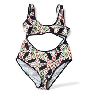 NWT Ekouaer From Amazon Cut Out One Piece Swimsuit XXL